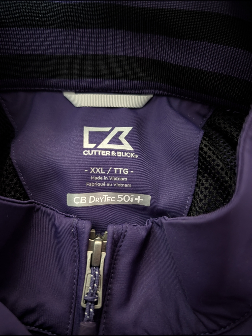 Cutter & Buck Purple CB DryTec Jacket - Picture 2 of 2